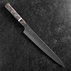 Sujihiki Blue Super Polished Maple Handle 270mm (10.6”)-[Musashi]-[Japanese-Kitchen-Knives]