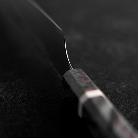 Sujihiki Blue Super Polished Maple Handle 270mm-[Musashi]-[Japanese-Kitchen-Knives]