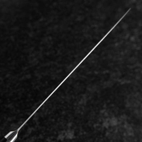 Sujihiki Molybdenum Polished Western Black Handle 210mm-[Musashi]-[Japanese-Kitchen-Knives]