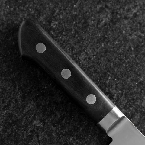 Sujihiki Molybdenum Polished Western Black Handle 210mm-[Musashi]-[Japanese-Kitchen-Knives]