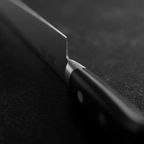 Sujihiki Molybdenum Polished Western Black Handle 270mm-[Musashi]-[Japanese-Kitchen-Knives]