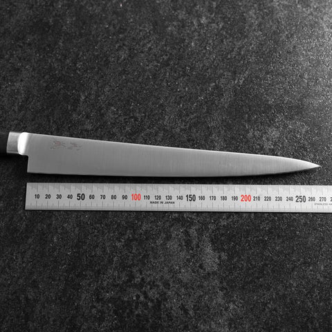 Sujihiki Molybdenum Polished Western Black Handle 270mm-[Musashi]-[Japanese-Kitchen-Knives]