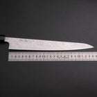 Sujihiki SLD Damascus Buffalo Magnolia Handle 240mm-[Musashi]-[Japanese-Kitchen-Knives]