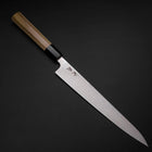 Sujihiki SLD Damascus Buffalo Magnolia Handle 240mm-[Musashi]-[Japanese-Kitchen-Knives]