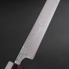 Sujihiki SLD Damascus Purple Urushi Handle 240mm (9.4”)-[Musashi]-[Japanese-Kitchen-Knives]