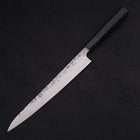 Sujihiki SLD Nashiji Washi Buffalo Ebony Handle 240mm (9.4”)-[Musashi]-[Japanese-Kitchen-Knives]
