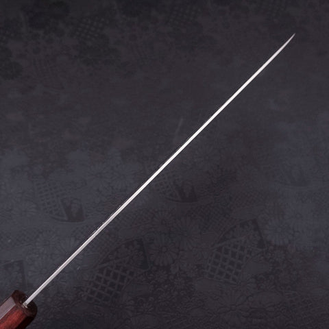 Sujihiki SLD Nashiji Washi Purple Urushi Handle 240mm (9.4”)-[Musashi]-[Japanese-Kitchen-Knives]