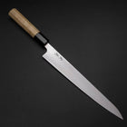 Sujihiki SLD Wave Damascus Buffalo Magnolia Handle 240mm (9.4”)-[Musashi]-[Japanese-Kitchen-Knives]