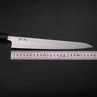 Sujihiki SLD Wave Damascus Buffalo Magnolia Handle 240mm-[Musashi]-[Japanese-Kitchen-Knives]