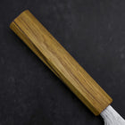 Sujihiki SLD Wave Damascus Oak Handle 240mm (9.4”)-[Musashi]-[Japanese-Kitchen-Knives]