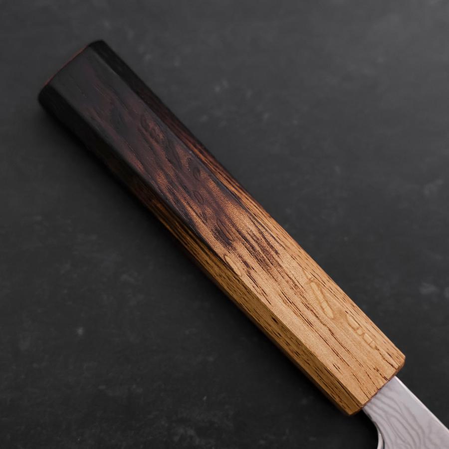 筋引 SLD 渦浪ダマスカス 焼漆柄 240mm – MUSASHI