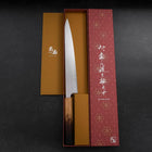Sujihiki SLD Wave Damascus Yaki Urushi Handle 240mm (9.4”)-[Musashi]-[Japanese-Kitchen-Knives]