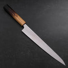 Sujihiki SLD Wave Damascus Yaki Urushi Handle 240mm (9.4”)-[Musashi]-[Japanese-Kitchen-Knives]