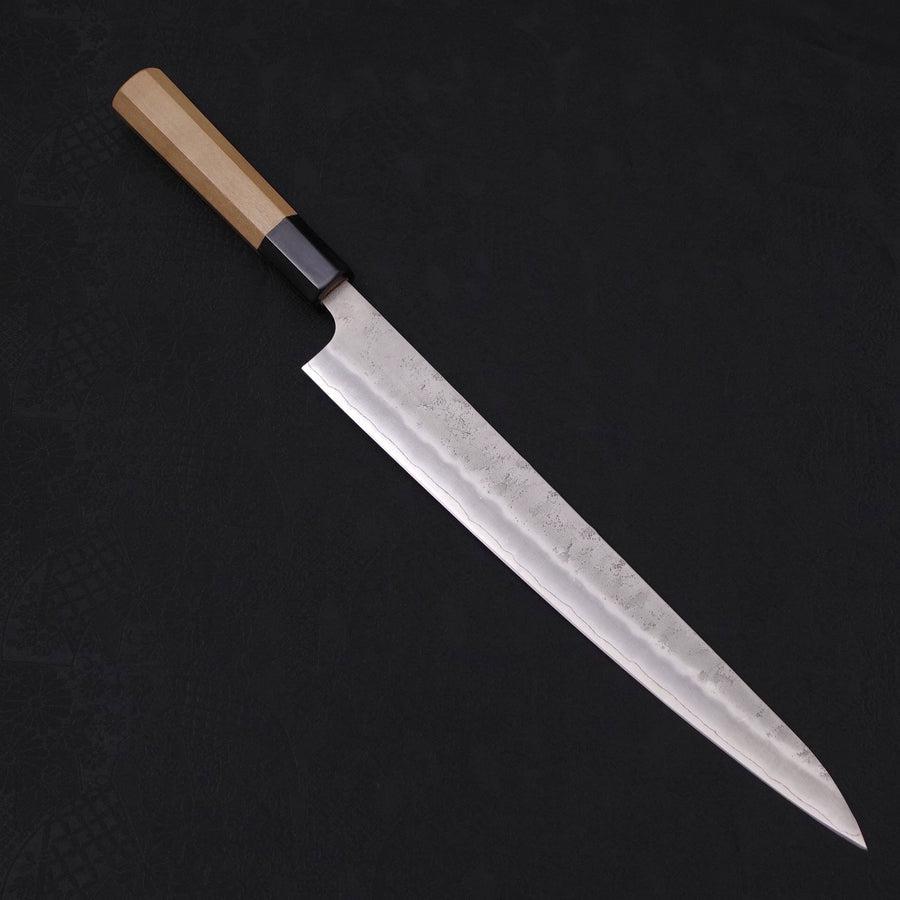 Sujihiki Silver Steel #3 Nashiji Buffalo Magnolia Handle Handle 270mm-Silver steel #3-Nashiji-Japanese Handle-[Musashi]-[Japanese-Kitchen-Knives]
