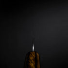 Sujihiki Silver Steel #3 Nashiji Sumi Urushi Handle 240mm (9.4”)-[Musashi]-[Japanese-Kitchen-Knives]