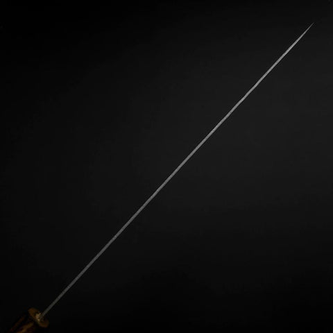 Sujihiki Silver Steel #3 Nashiji Sumi Urushi Handle 240mm-[Musashi]-[Japanese-Kitchen-Knives]