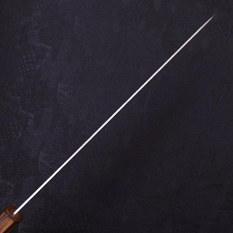Sujihiki Silver Steel #3 Nashiji Sumi Urushi Handle 270mm (10.6”)-[Musashi]-[Japanese-Kitchen-Knives]