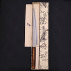 Sujihiki Silver Steel #3 Nashiji Sumi Urushi Handle 270mm (10.6”)-[Musashi]-[Japanese-Kitchen-Knives]