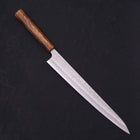 Sujihiki Silver Steel #3 Nashiji Sumi Urushi Handle 270mm (10.6”)-[Musashi]-[Japanese-Kitchen-Knives]