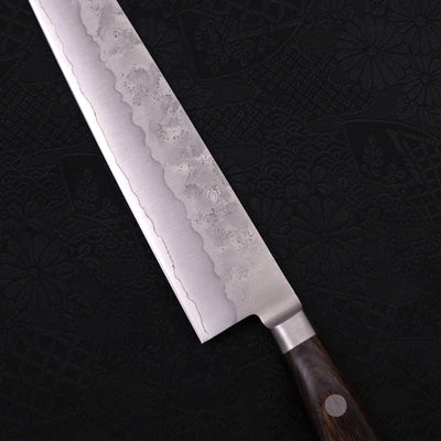 Sujihiki Silver Steel #3 Nashiji Western Handle 240mm-Silver steel #3-Nashiji-Western Handle-[Musashi]-[Japanese-Kitchen-Knives]