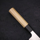 Sujihiki Silver Steel #3 Polished Buffalo Magnolia Handle Handle 270mm (10.6”)-[Musashi]-[Japanese-Kitchen-Knives]