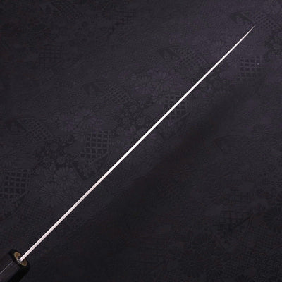 Sujihiki Silver Steel #3 Polished Buffalo Magnolia Handle Handle 270mm-Silver steel #3-Polished-Japanese Handle-[Musashi]-[Japanese-Kitchen-Knives]