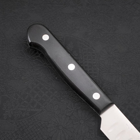 Sujihiki Silver Steel #3 Polished Western Black Handle 210mm (8.3”)-[Musashi]-[Japanese-Kitchen-Knives]