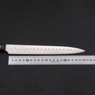 Sujihiki Silver Steel #3 Polished Western Black Handle 210mm (8.3”)-[Musashi]-[Japanese-Kitchen-Knives]