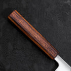 Sujihiki Stainless Clad Blue Super Polished Sumi Urushi Handle 240mm (9.4”)-[Musashi]-[Japanese-Kitchen-Knives]