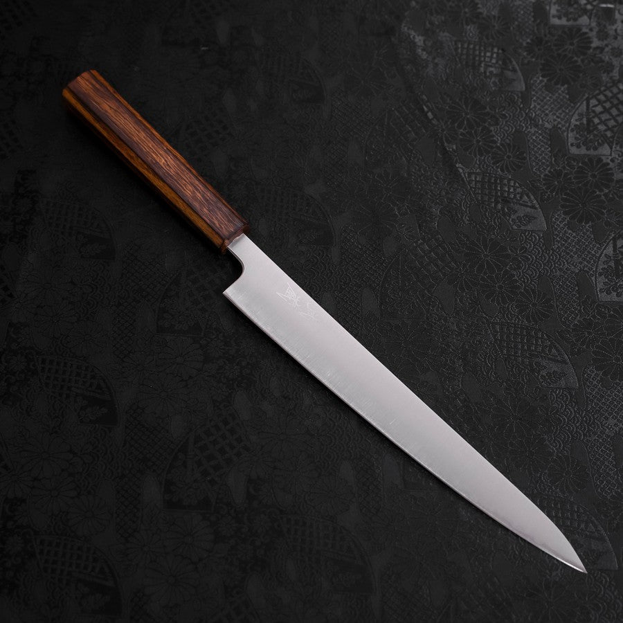 筋引 青紙スーパー 磨き 墨漆柄 240mm – MUSASHI