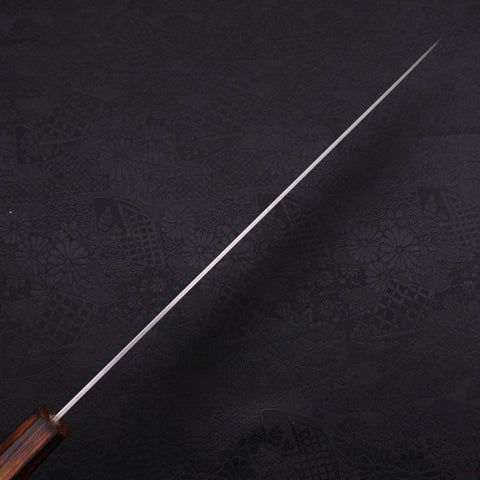 Sujihiki Stainless Clad Blue Super Polished Sumi Urushi Handle 270mm (10.6”)-[Musashi]-[Japanese-Kitchen-Knives]
