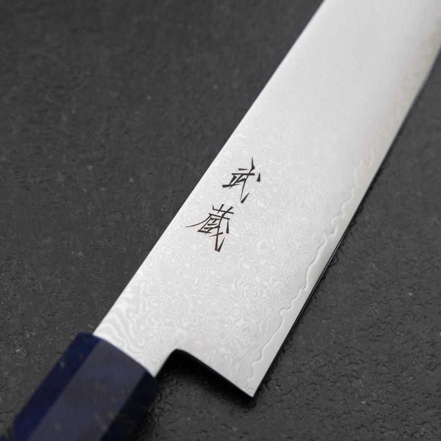 Sujihiki VG-10 Damascus Blue Birch Handle 240mm (9.4”) – MUSASHI