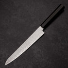Sujihiki VG-10 Damascus Ebony Handle 180mm-[Musashi]-[Japanese-Kitchen-Knives]