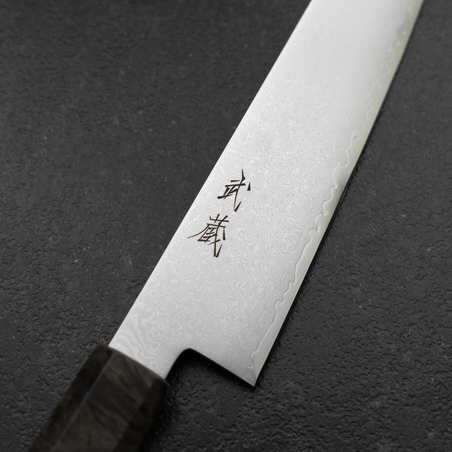 Sujihiki VG-10 Damascus Gray Birch Handle 240mm (9.4”) – MUSASHI