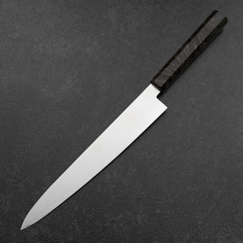 Sujihiki VG-10 Damascus Gray Birch Handle 240mm-[Musashi]-[Japanese-Kitchen-Knives]
