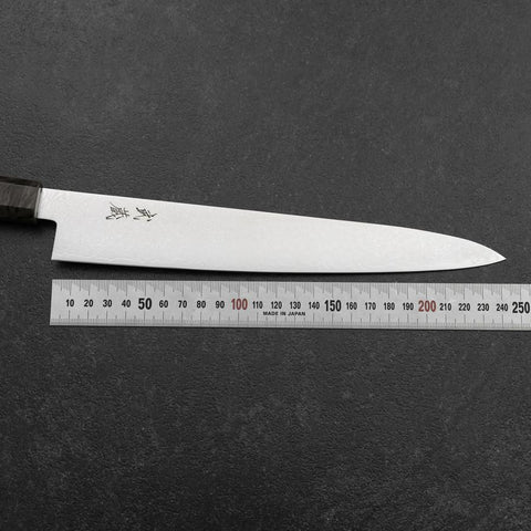 Sujihiki VG-10 Damascus Gray Birch Handle 240mm-[Musashi]-[Japanese-Kitchen-Knives]