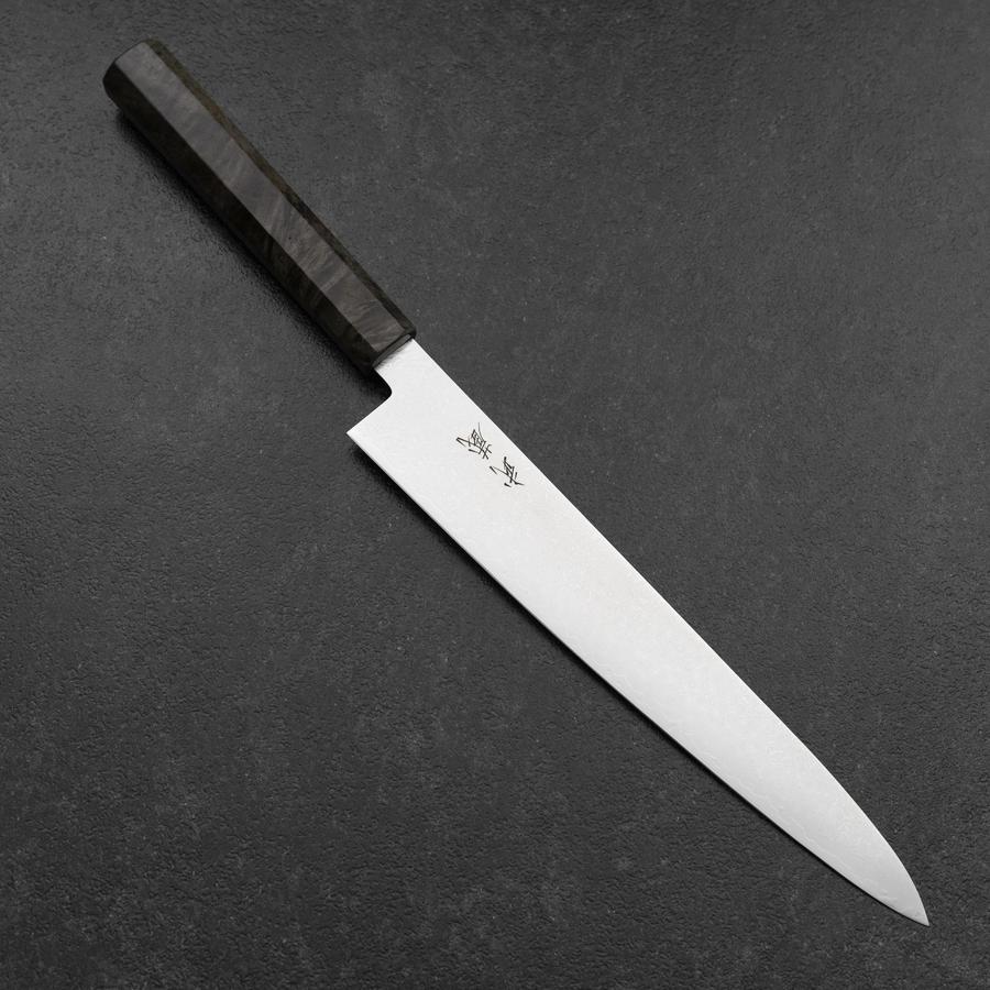 Sujihiki VG-10 Damascus Gray Birch Handle 240mm – MUSASHI
