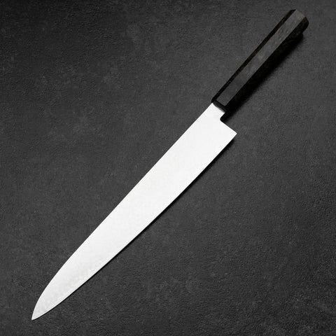 Sujihiki VG-10 Damascus Gray Birch Handle 270mm (10.6”)-[Musashi]-[Japanese-Kitchen-Knives]