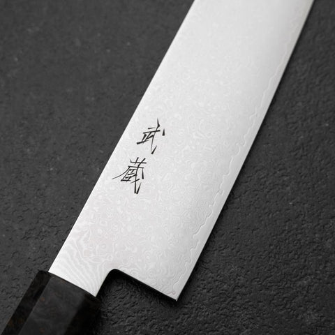 Sujihiki VG-10 Damascus Gray Birch Handle 270mm-[Musashi]-[Japanese-Kitchen-Knives]
