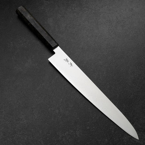 Sujihiki VG-10 Damascus Gray Birch Handle 270mm-[Musashi]-[Japanese-Kitchen-Knives]