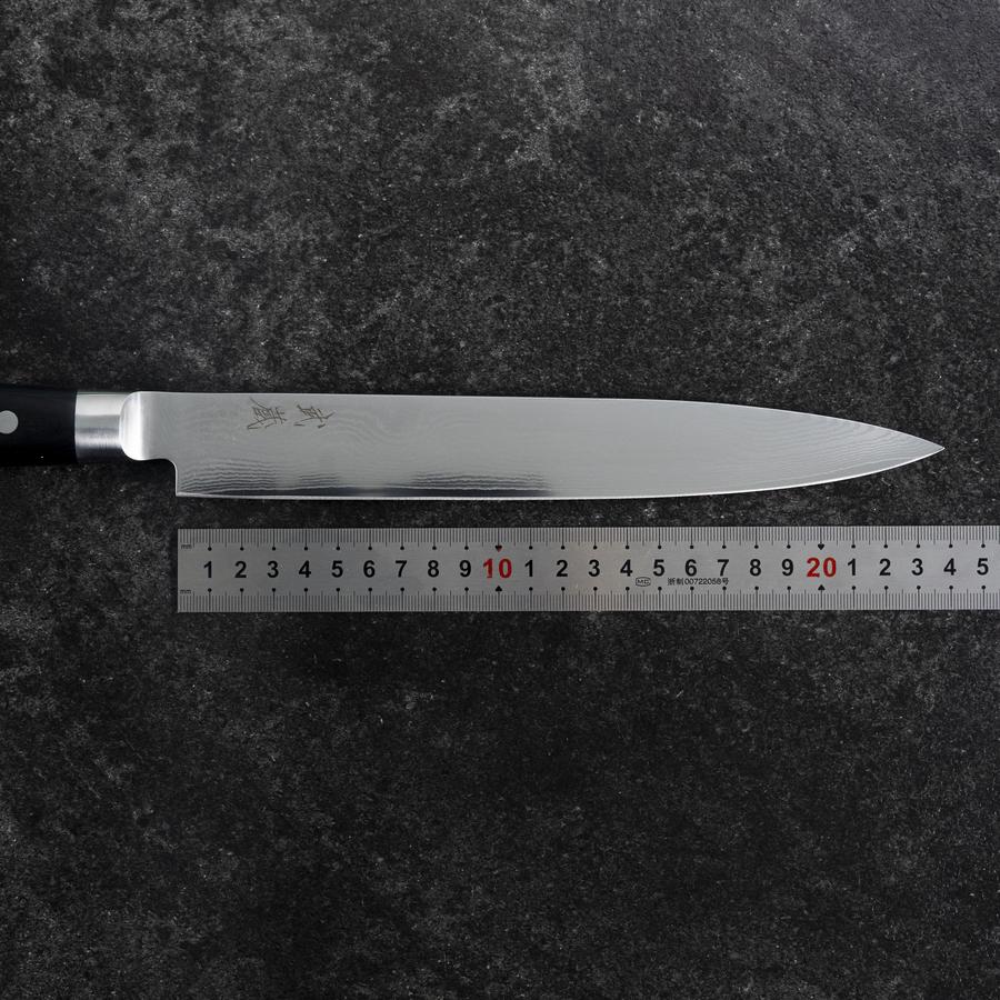 Sujihiki VG-10 Damascus Western Round Handle 240mm (9.4”)-[Musashi]-[Japanese-Kitchen-Knives]