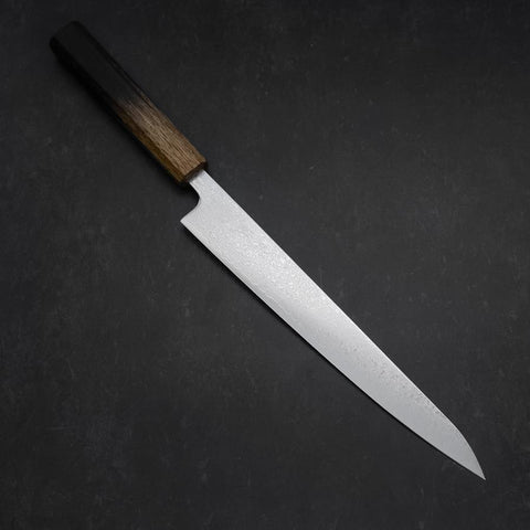 Sujihiki VG-10 Damascus Yaki-Urushi Handle 240mm (9.4”)-[Musashi]-[Japanese-Kitchen-Knives]