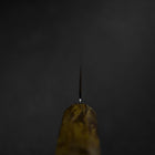 Sujihiki VG-10 Damascus Yellow-Brown Birch Handle 270mm-[Musashi]-[Japanese-Kitchen-Knives]