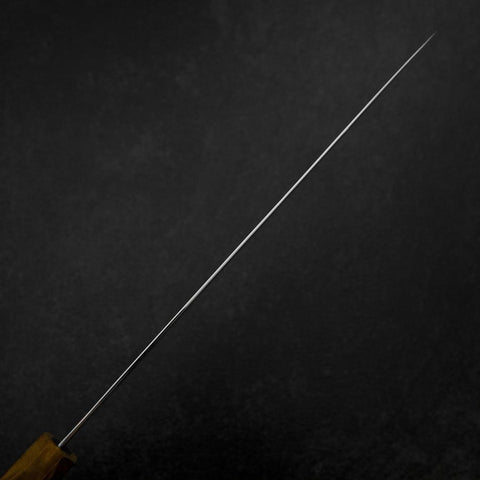 Sujihiki VG-10 Damascus Yellow-Brown Birch Handle 270mm-[Musashi]-[Japanese-Kitchen-Knives]