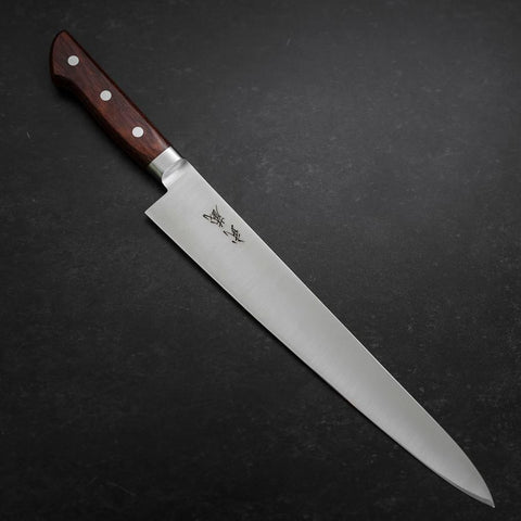 Sujihiki VG-10 Polished Western Mahogany Handle 270mm (10.6”)-[Musashi]-[Japanese-Kitchen-Knives]