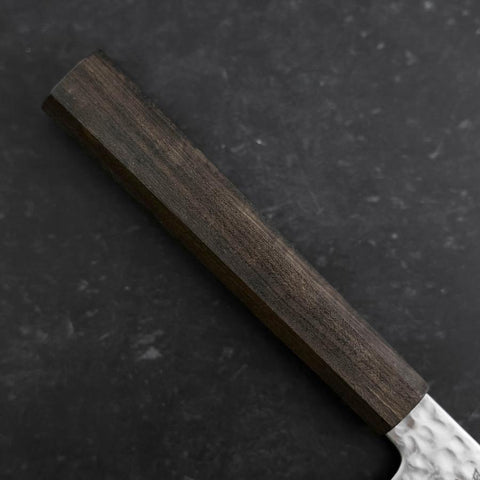 Sujihiki VG-10 Tsuchime Damascus Ashwood Handle 270mm (10.6”)-[Musashi]-[Japanese-Kitchen-Knives]