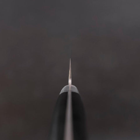 Sujihiki VG-10 Tsuchime Damascus Black Western Handle 245mm (9.6”)-[Musashi]-[Japanese-Kitchen-Knives]