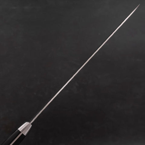Sujihiki VG-10 Tsuchime Damascus Black Western Handle 245mm (9.6”)-[Musashi]-[Japanese-Kitchen-Knives]