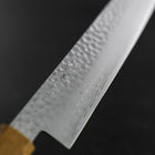 Sujihiki VG-10 Tsuchime Damascus Yaki Urushi Handle 240mm (9.4”)-[Musashi]-[Japanese-Kitchen-Knives]