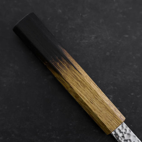 Sujihiki VG-10 Tsuchime Damascus Yaki Urushi Handle 240mm (9.4”)-[Musashi]-[Japanese-Kitchen-Knives]